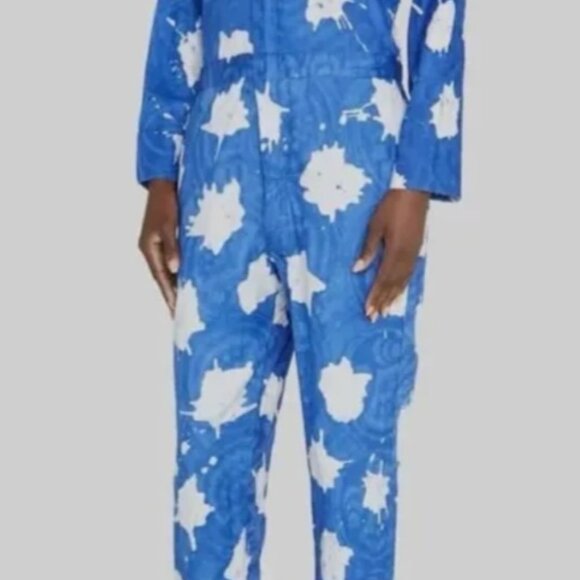 Busayo Pants - Busayo Utility Blue Jumpsuit